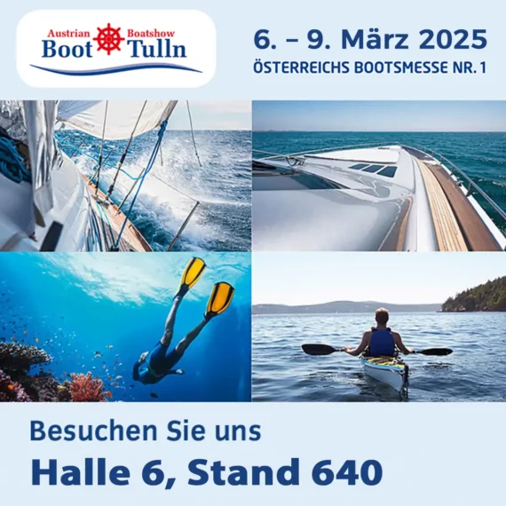Besucht uns 2025 auf der BOOT in Tulln