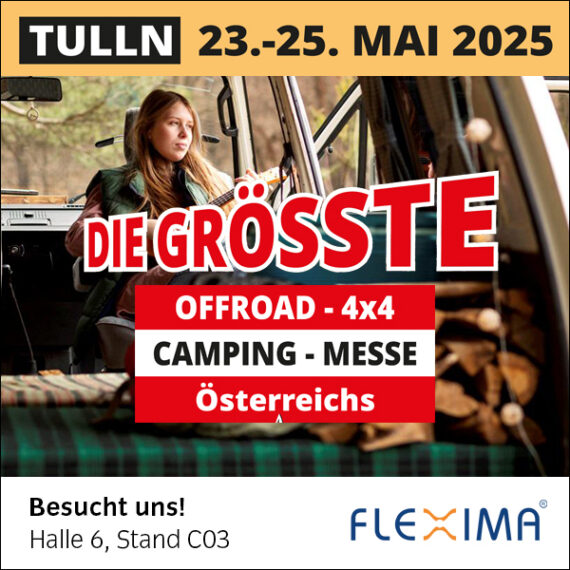 FLEXIMA bei Offroad 4×4 Camping Messe in Tulln